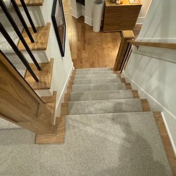 Refinished Hardwood Stairs