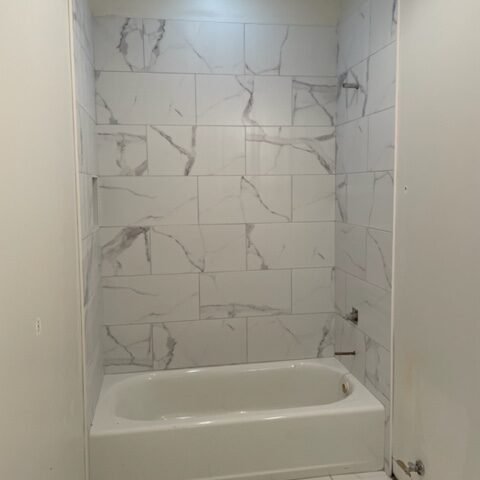 Luxurious Bathroom Tile Installation & LVP Flooring