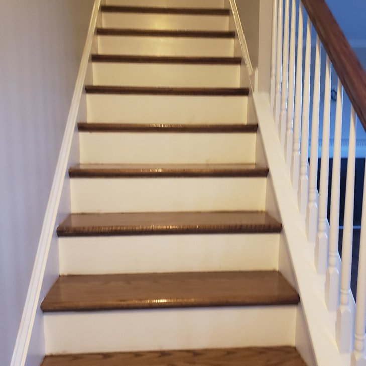 Stained Pine to match LVP in Raleigh, NC