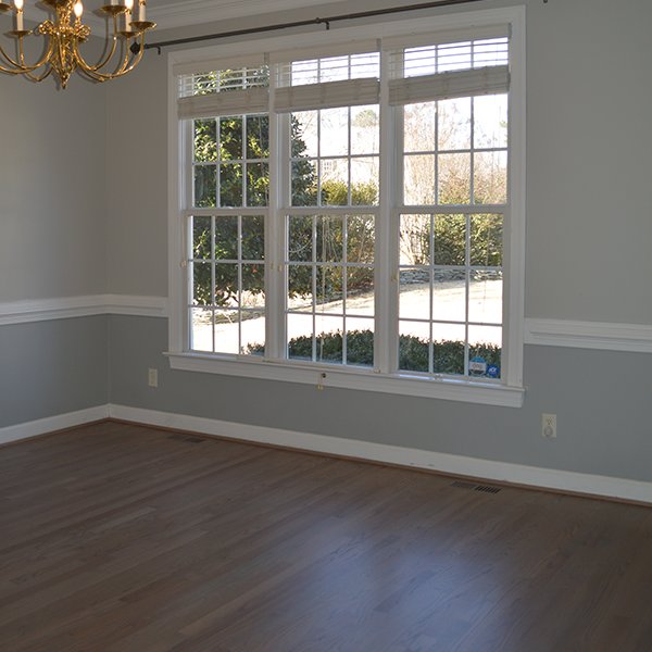 Installed Red Oak Hardwoods, Wire Brushed and Stained in Raleigh, NC